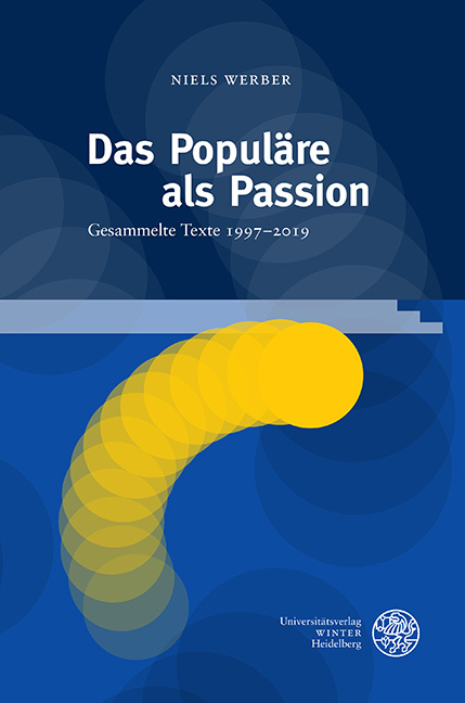 Cover der Publikation. Das Cover ist in verschiedenen Blautönen gestaltet. In der unteren Cover-Hälfte bewegt sich ein voll ausgefüllter gelber Kreis dynmisch in einem Bogen. Visualisiert ist die Bewegung durch ein verebbendes Nachleuchten der Kreispositionen.